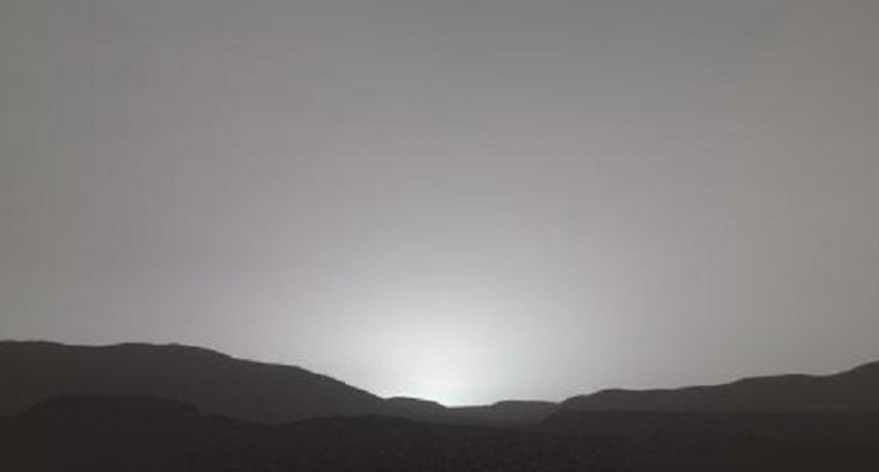 tramonto su Marte