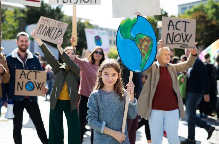 Proteste per il clima - Fonte AdobeStock