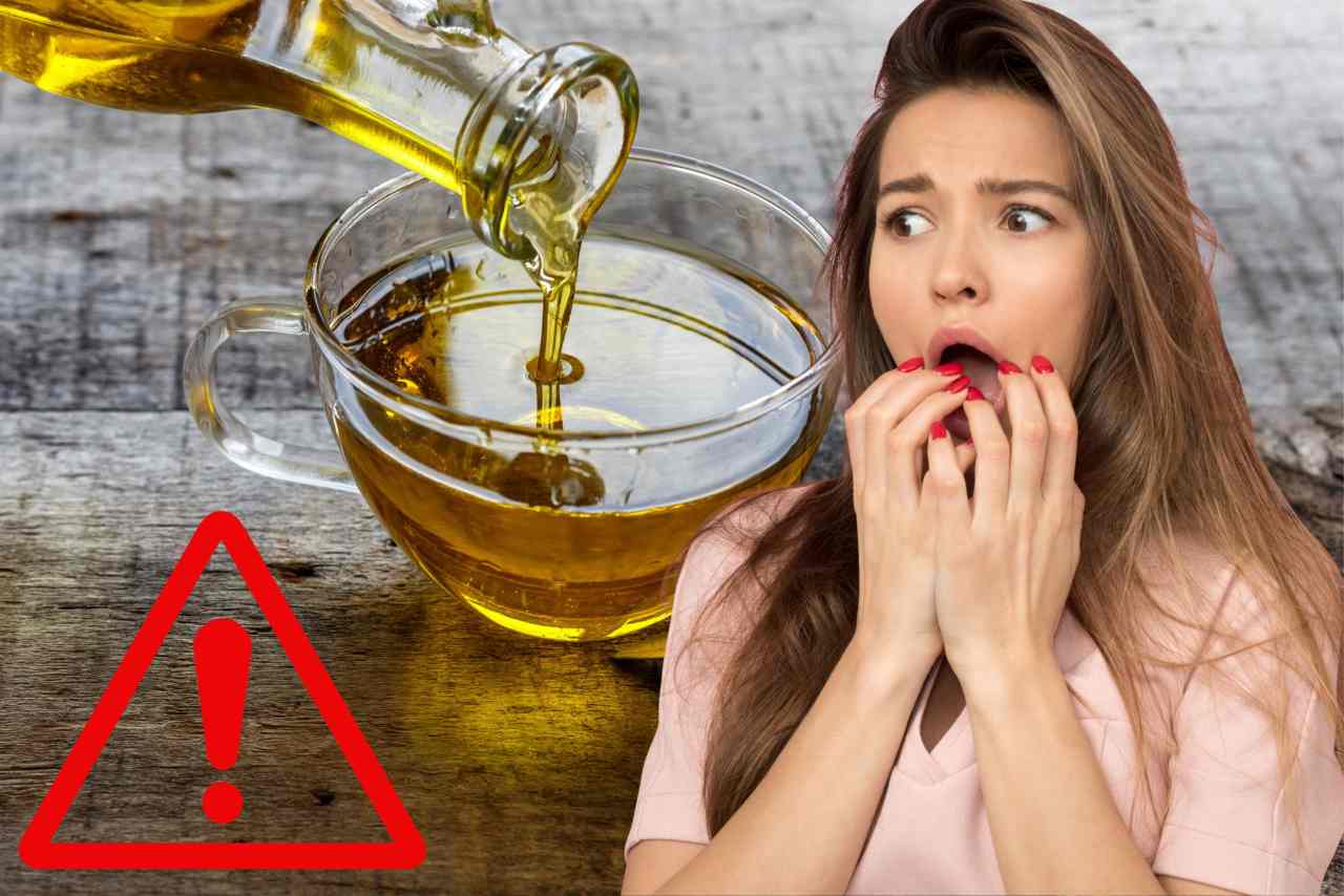 Olio di oliva che cade - Fonte AdobeStock