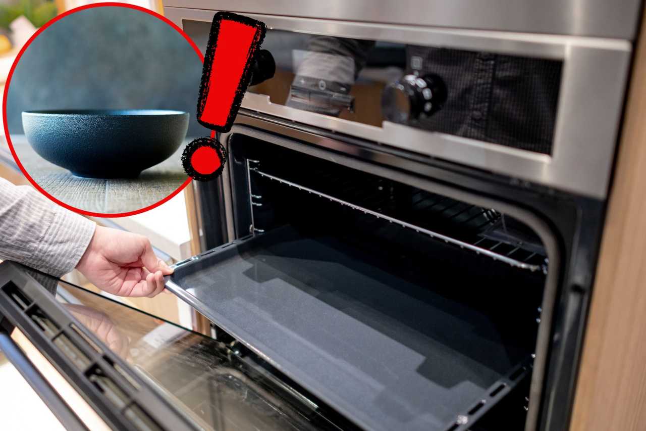 Pulire il forno con il metodo della ciotola - Fonte AdobeStock