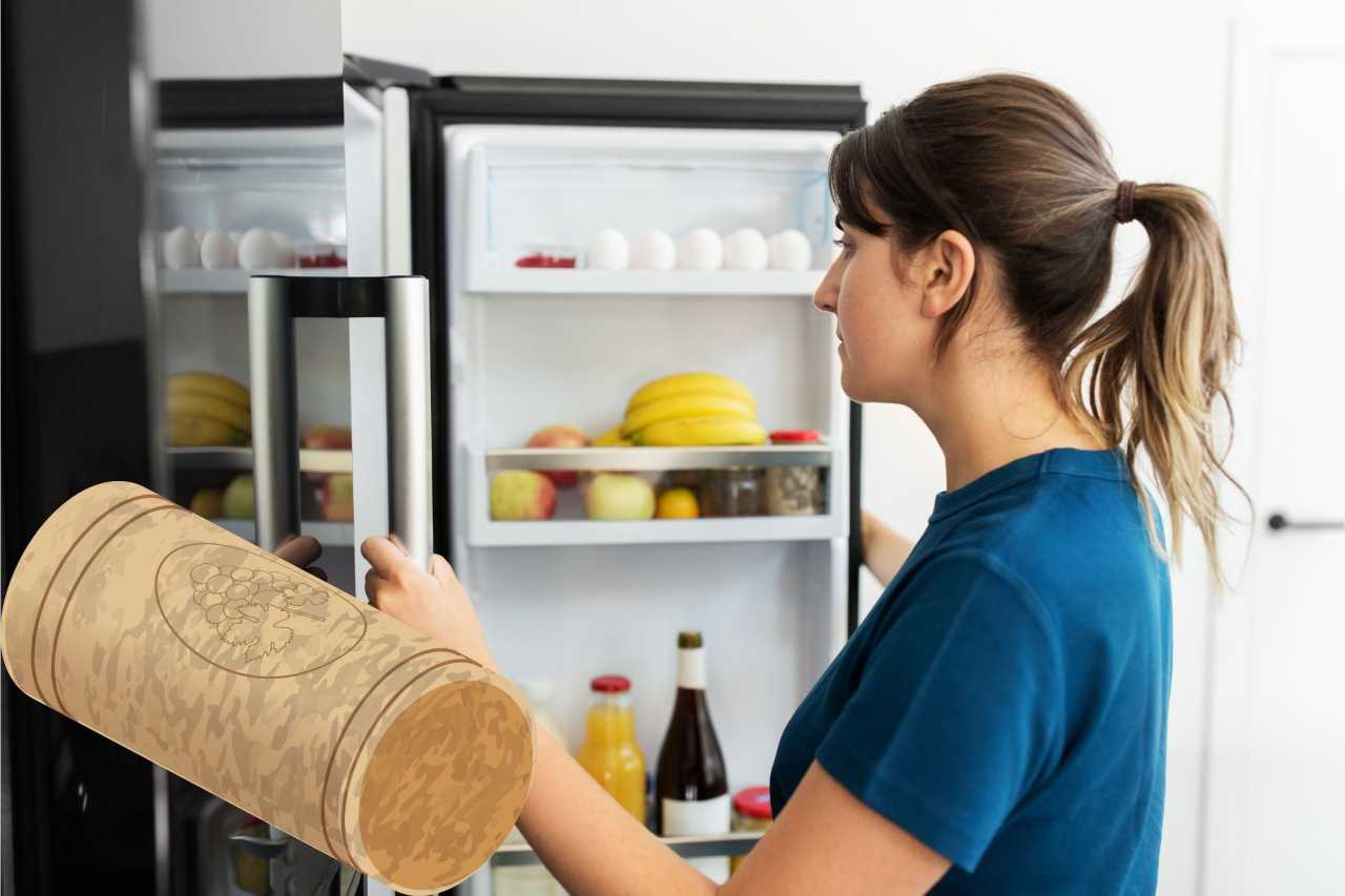 Tappo di sughero in frigo - Fonte AdobeStock