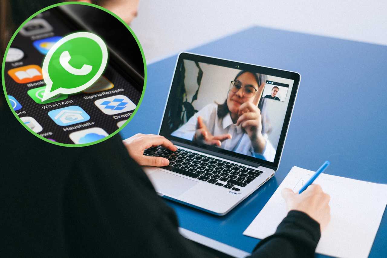 Videochiamate su WhatsApp - Fonte Pixabay