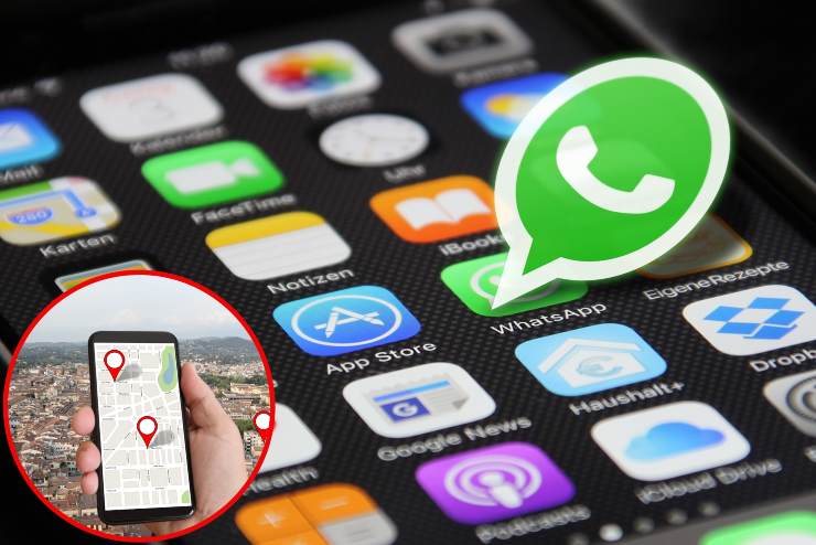 WhatsApp e funzione GPS - Fonte AdobeStock