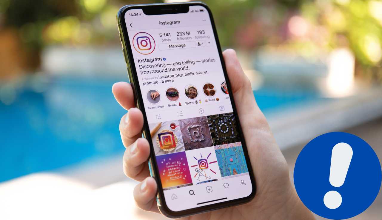 Aggiornamento Instagram - Fonte AdobeStock