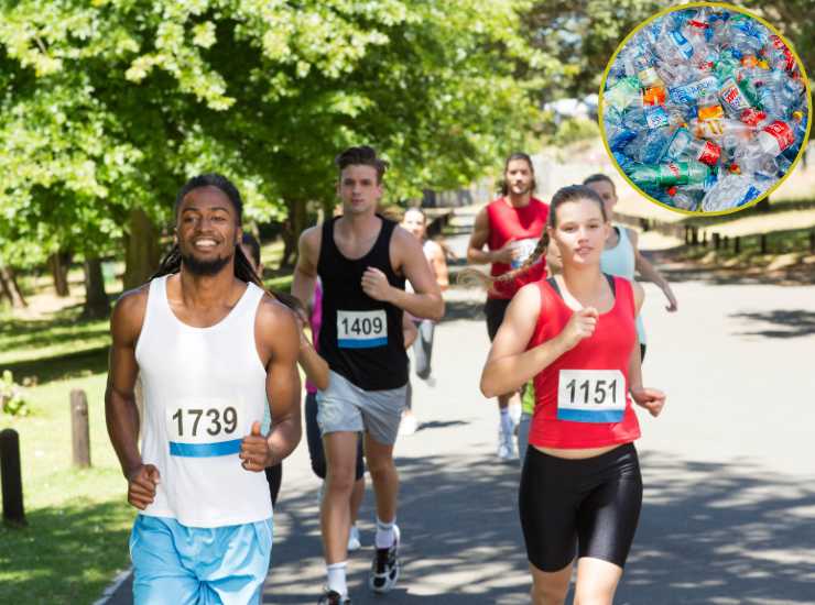 Stop alle bottiglie di plastica durante le maratone - Fonte AdobeStock