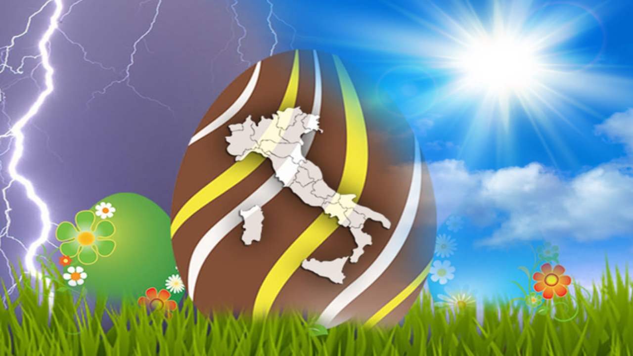 Il meteo sull'Italia a Pasqua e Pasquetta