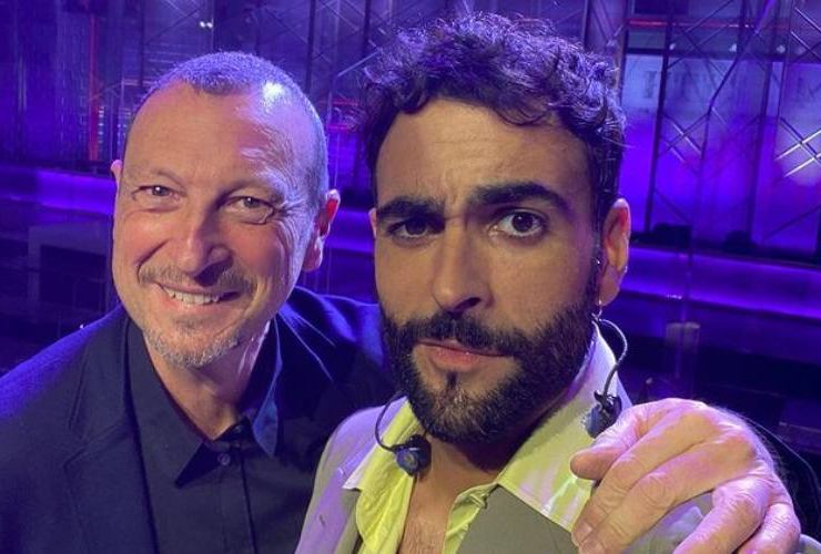 Marco Mengoni e Amadeus 