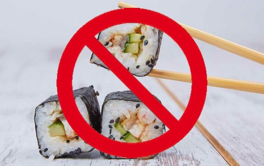 Roll di Sushi da non mangiare newsecologia.it