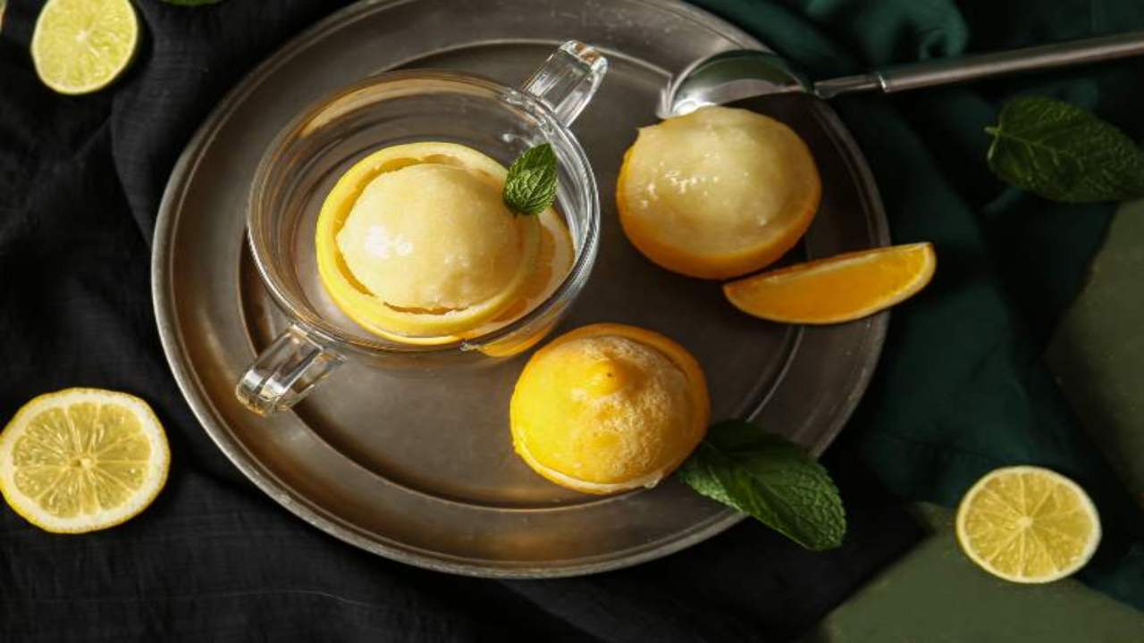 Un buon sorbetto al limone