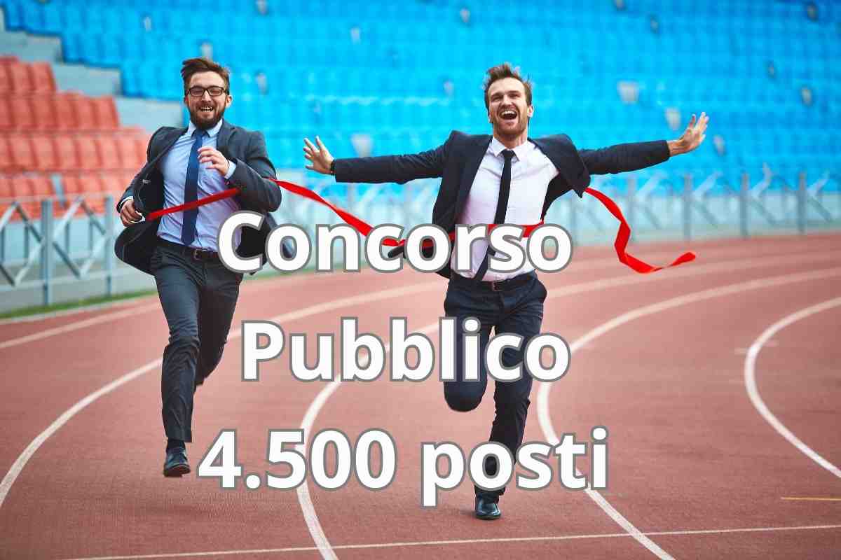 Concorso pubblico 4500 posti