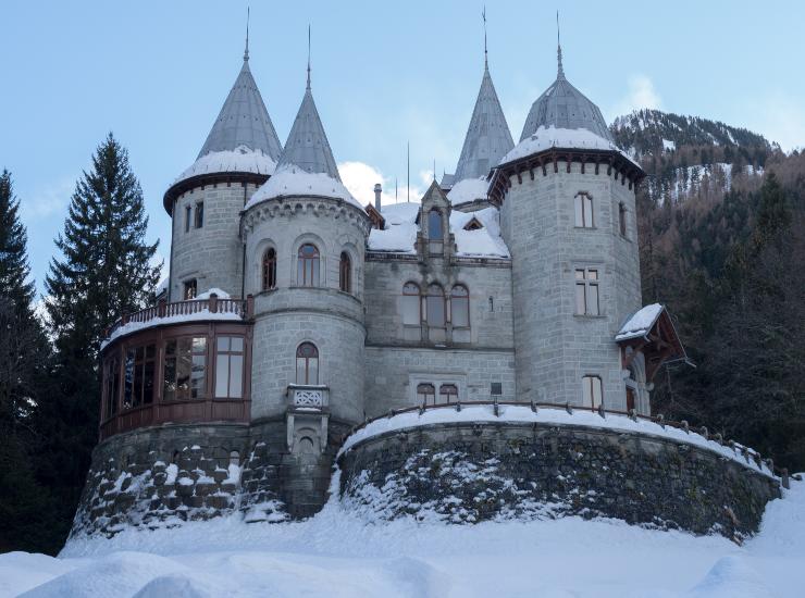 Uno dei castelli della regione