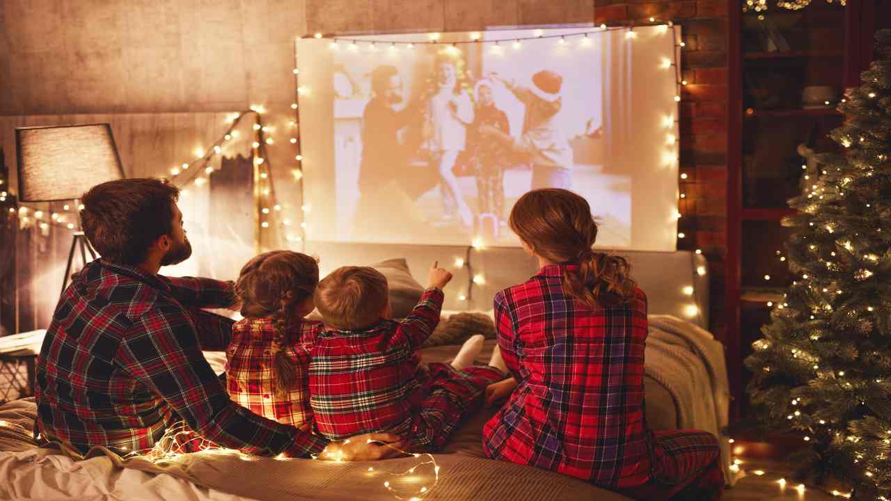 TV in famiglia a Natale