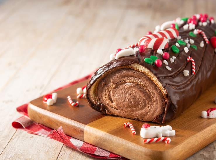 Tronchetto dolce albero di Natale