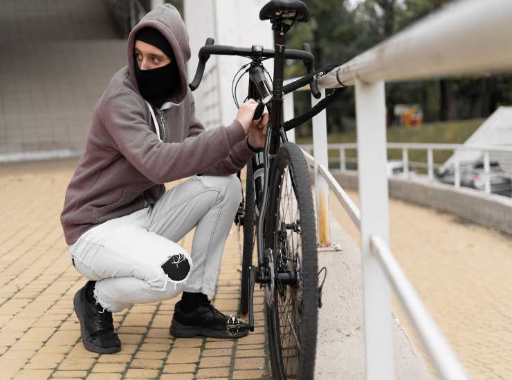 Tentativo di furto bici