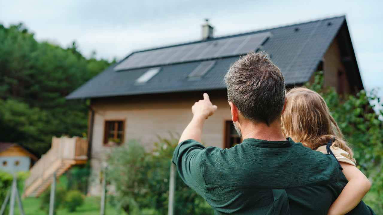 Fotovoltaico tetto casa 