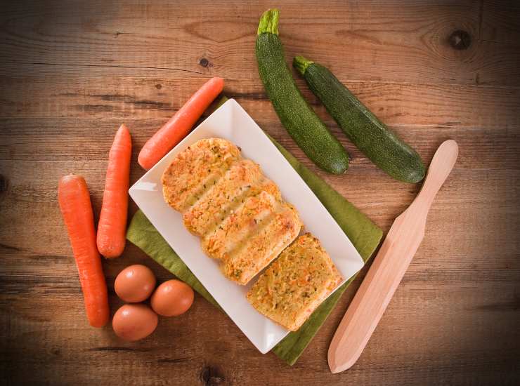 Ingredienti per lo sformato di zucchine