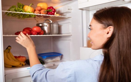 Riporre cibo in frigo