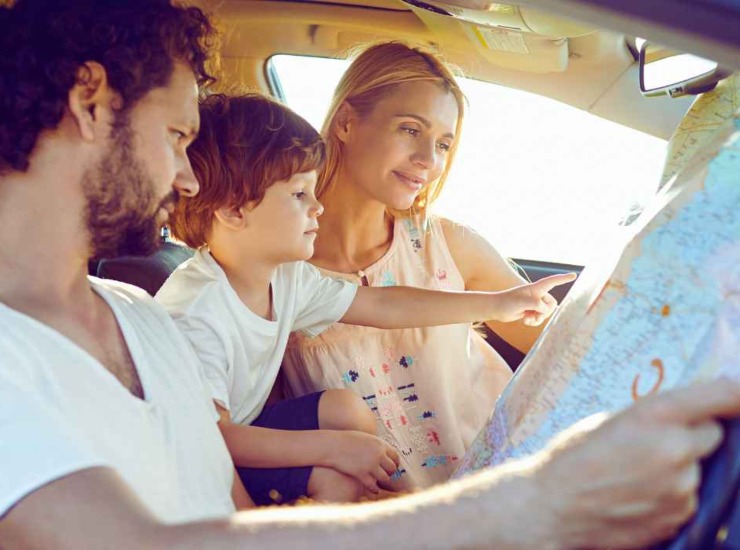 Famiglia in viaggio