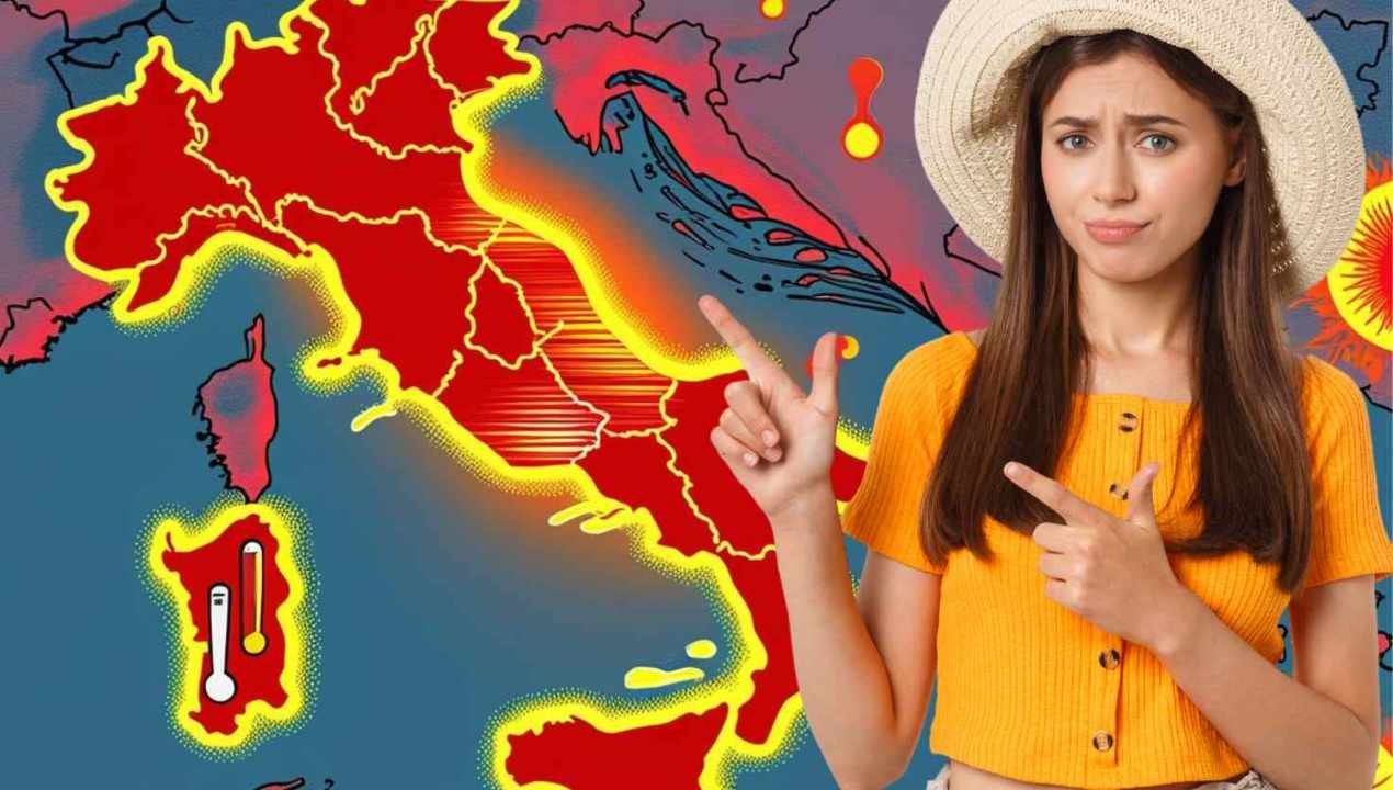 Clima rovente in Italia torna il caldo africano