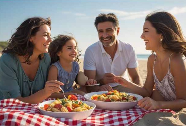 Picnic in spiaggia