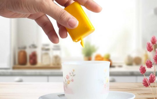 Dolcificante nel caffè
