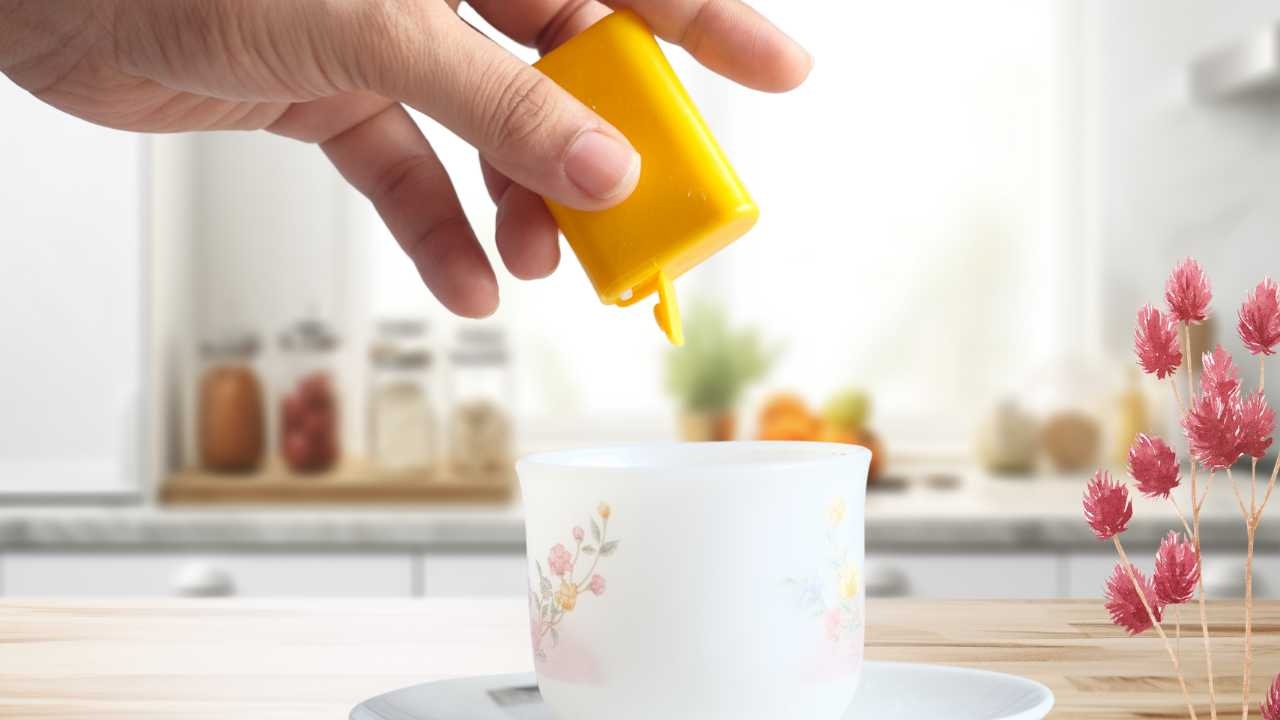 Dolcificante nel caffè