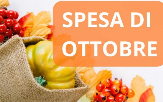 Spesa di ottobre